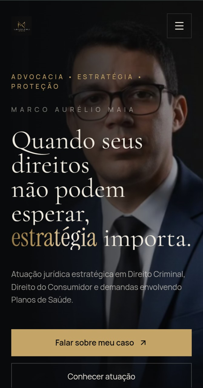 Projeto Dr. Marco Aurélio desenvolvido pela PH Legacy